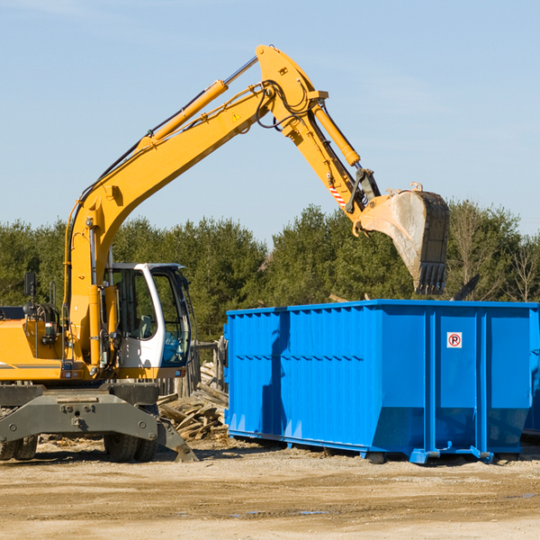 can i choose the location where the residential dumpster will be placed in Forest Acres